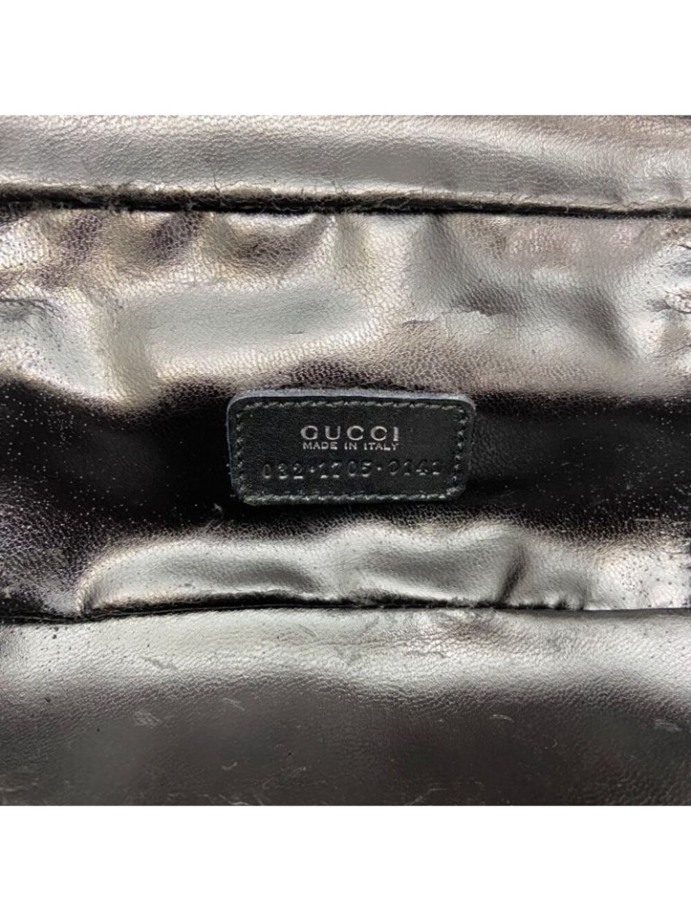 Gucci Horsebit Hand Vanity Pouch Leather Black - Picture 7 of 10